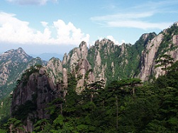 Chinese Landscape Mountains and Trees