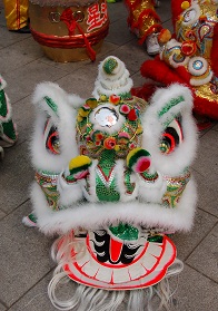Lion dance head