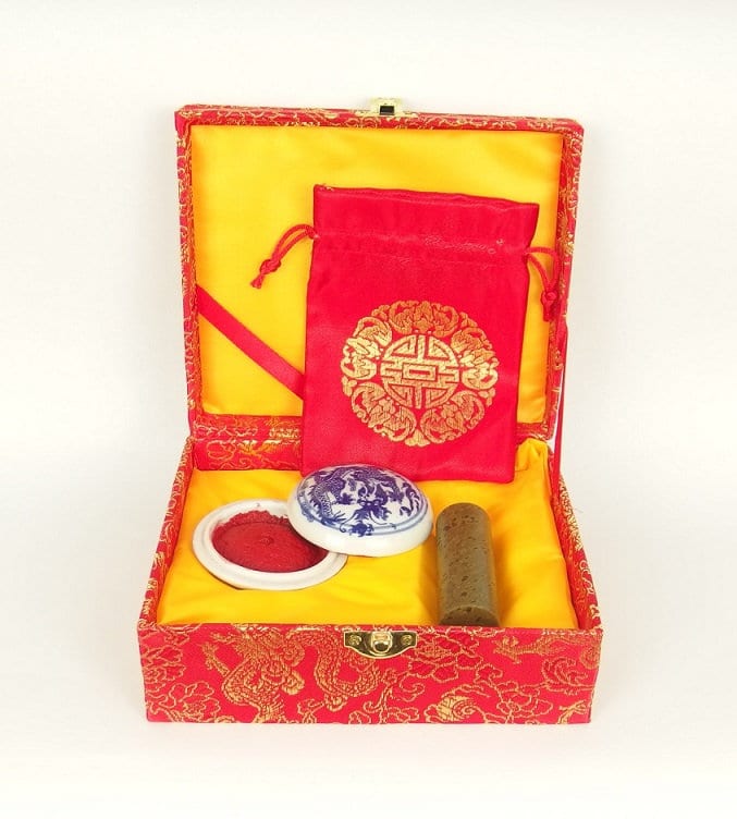 Custom Engraved Chinese Dragon Name Chop / 2 X 2 CM Calligraphy for God