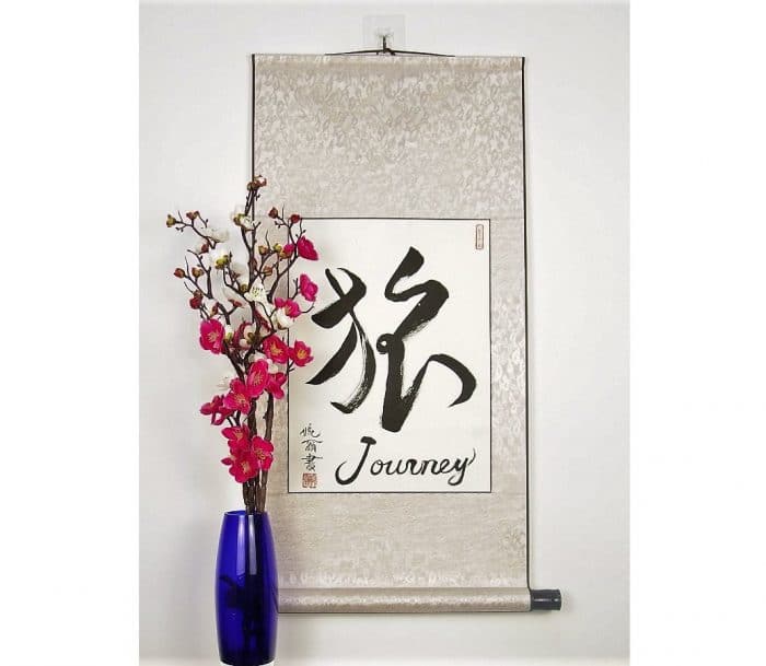 Journey in Japanese / Japan Wall Hanging Oriental Decor