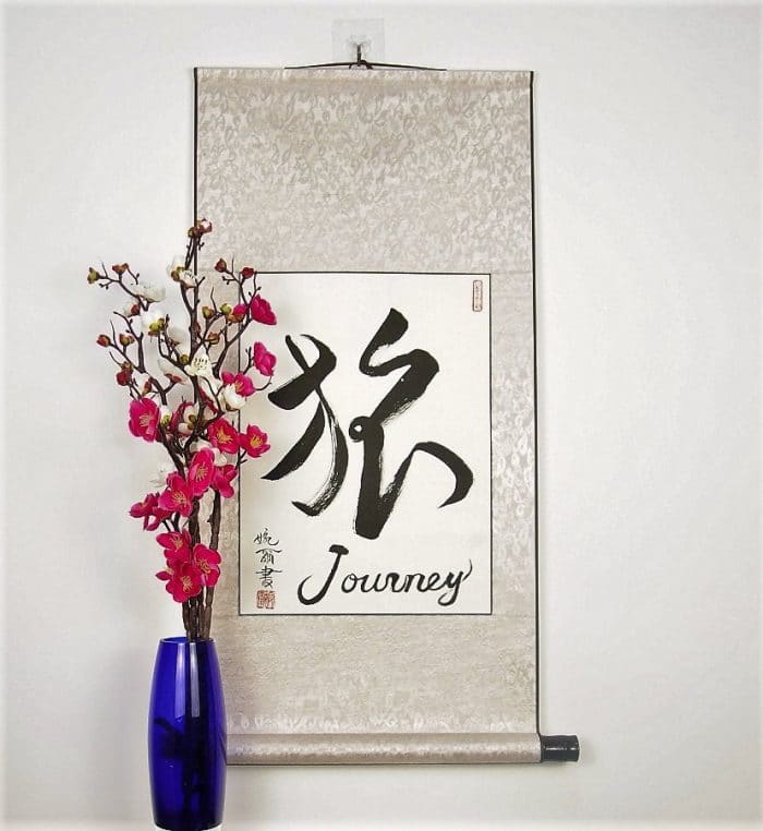 Journey in Japanese / Japan Wall Hanging Oriental Decor - Image 3